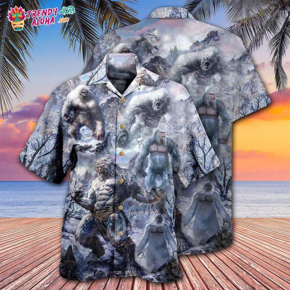 Gorilla Animals Yetii Believe Hawaiian Shirt – Trendy Aloha