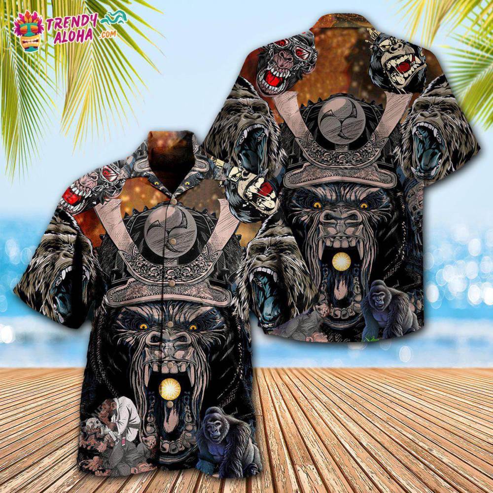 Gorilla Success Is A Little Like Wrestling Hawaiian Shirt – Trendy Aloha