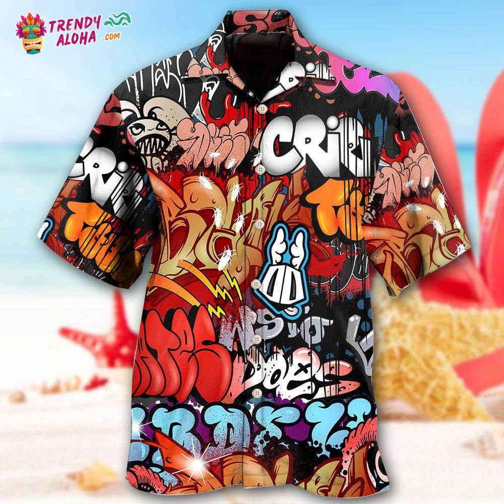 Graffiti Art Amazing Mix Hawaiian Shirt – Trendy Aloha