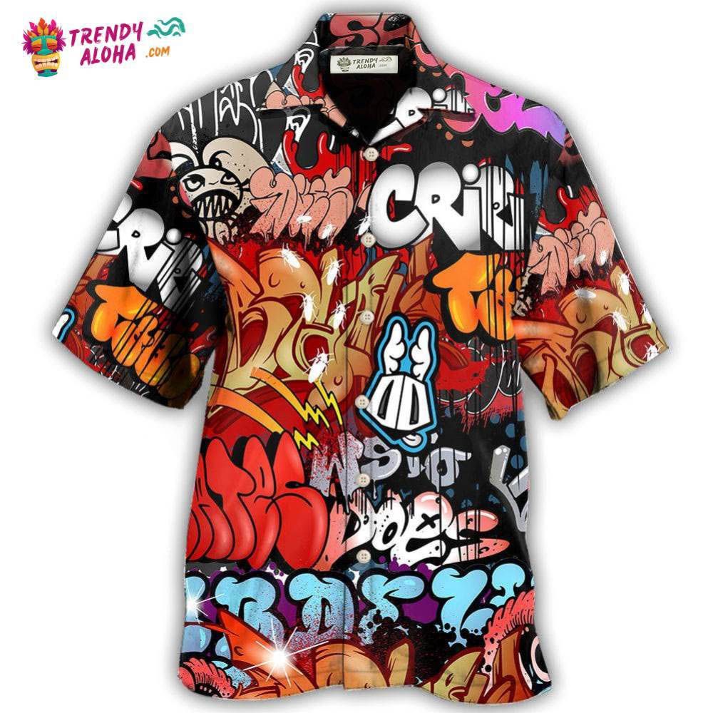 Graffiti Art Amazing Mix Hawaiian Shirt – Trendy Aloha Graffiti Art Amazing Mix Hawaiian Shirt – Trendy Aloha