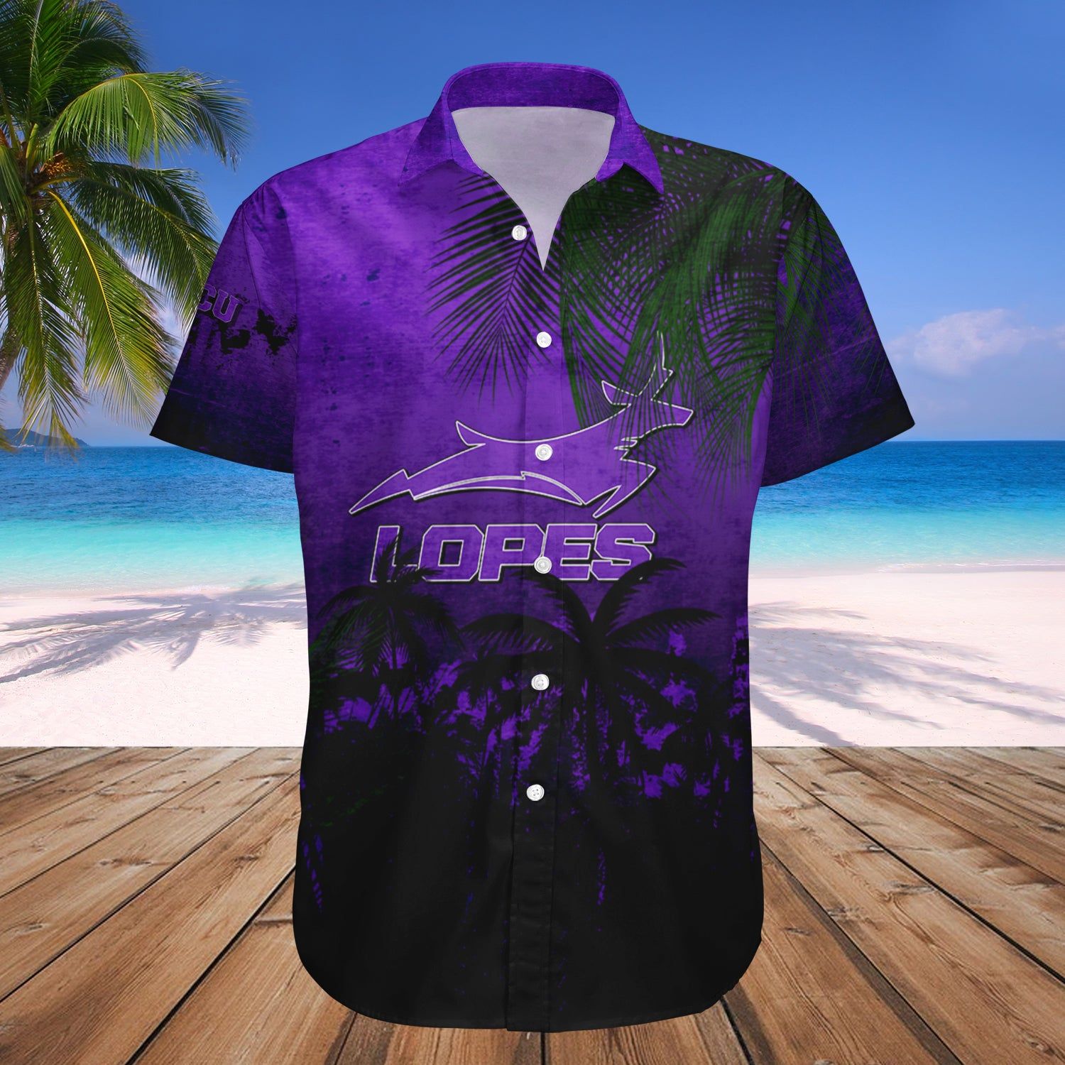 Grand Canyon Antelopes Hawaii Shirt Coconut Tree Tropical Grunge – NCAA