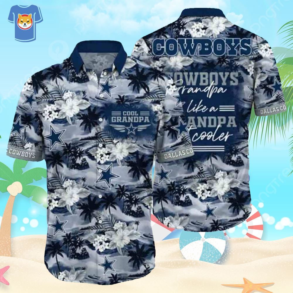 Grandpa’s Special Dallas Cowboys Hawaiian Beach Shirt