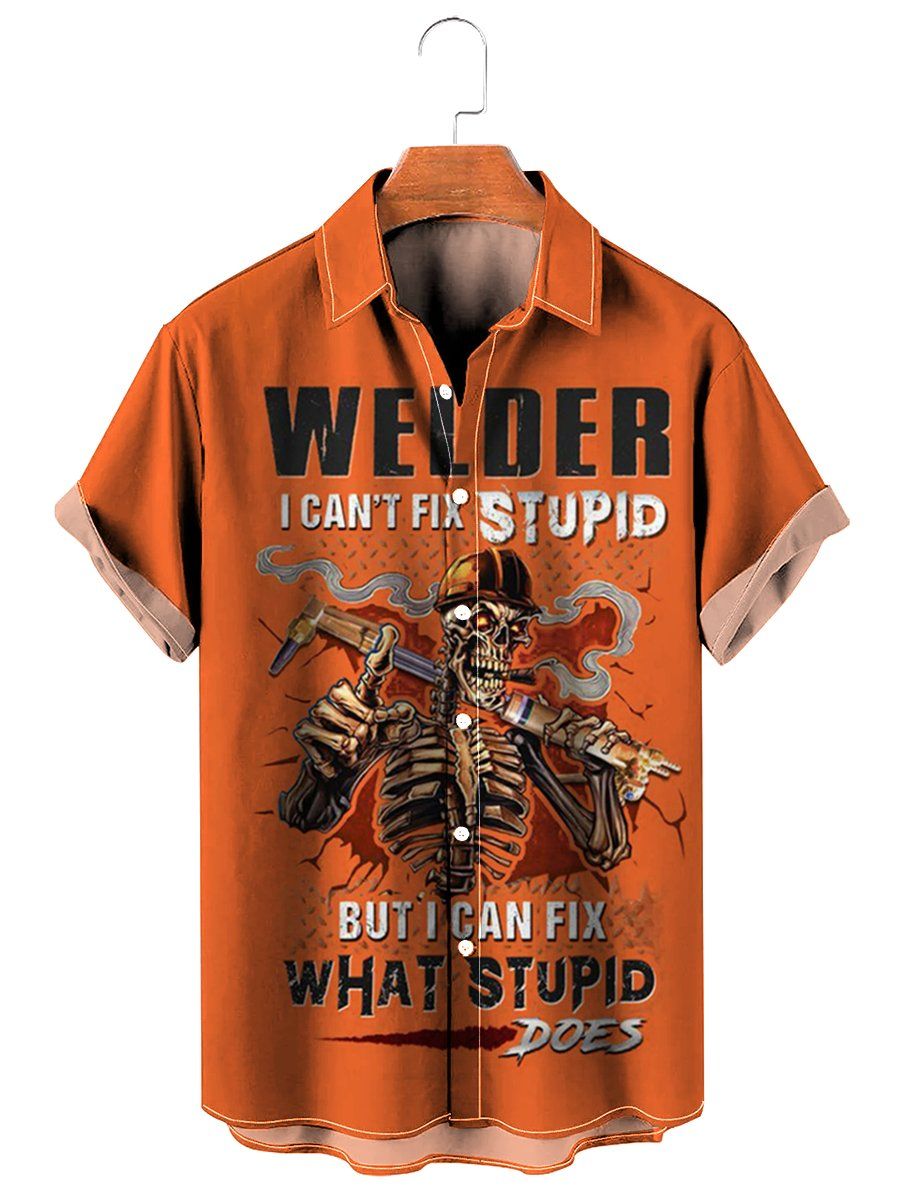 Graphic Skeleton Funny Shirt