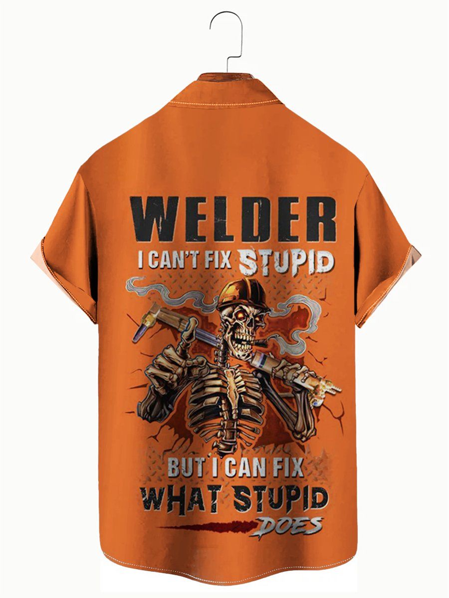 Graphic Skeleton Funny Shirt