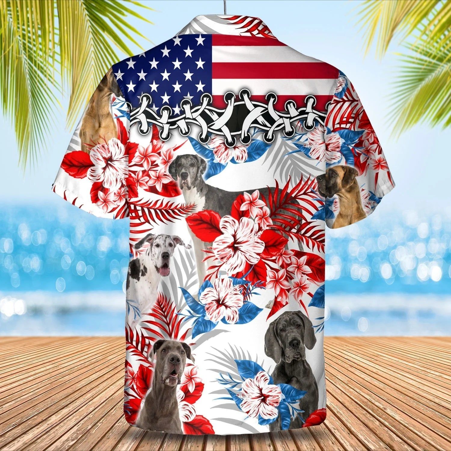 Great Dane Hawaiian Shirt – Gift For Summer, Summer Aloha Shirt, Hawaiian Shirt For Men And Women