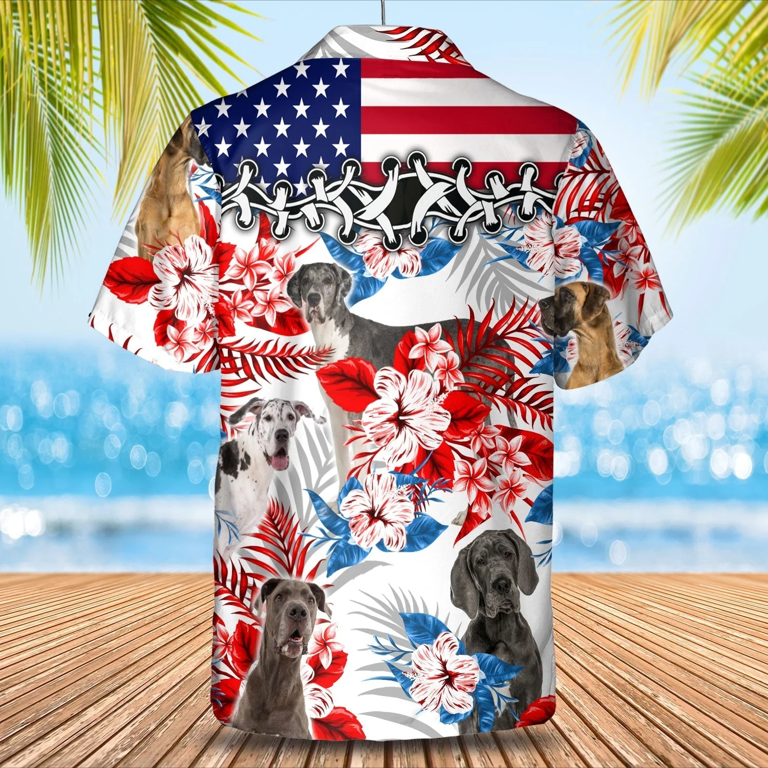 Great Dane Trendy Hawaiian Shirt – Gift For Summer, Summer Aloha Shirt, Trendy Hawaiian Shirt For Men And Women