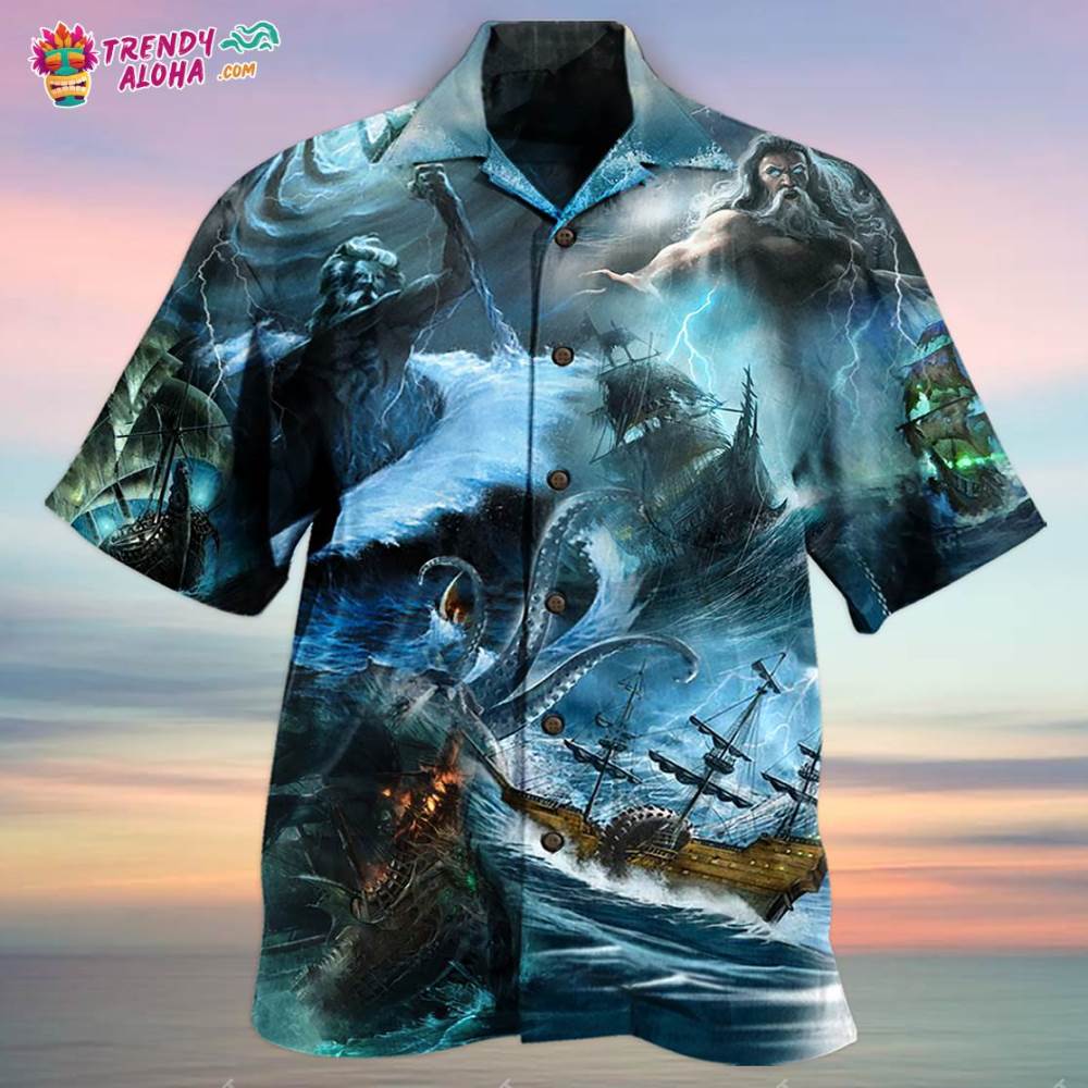 Greek Mythology Amazing Poisedon Hawaiian Shirt – Trendy Aloha