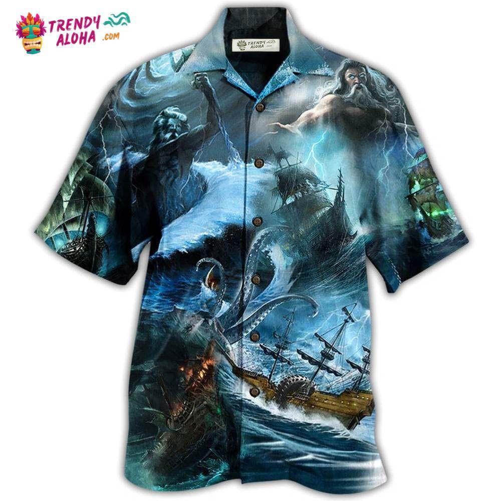 Greek Mythology Amazing Poisedon Hawaiian Shirt – Trendy Aloha
