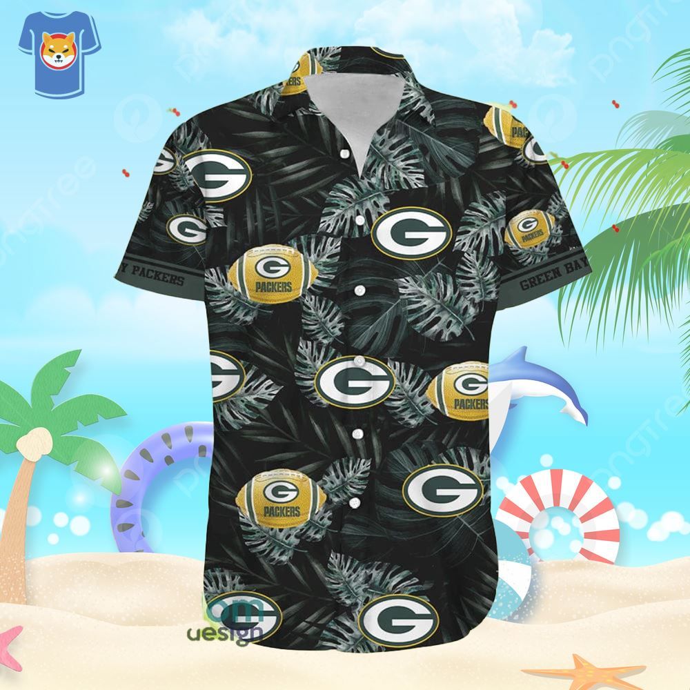 Green Bay Packers Floral Hawaiian Shirt Best Summer Gift For Fans