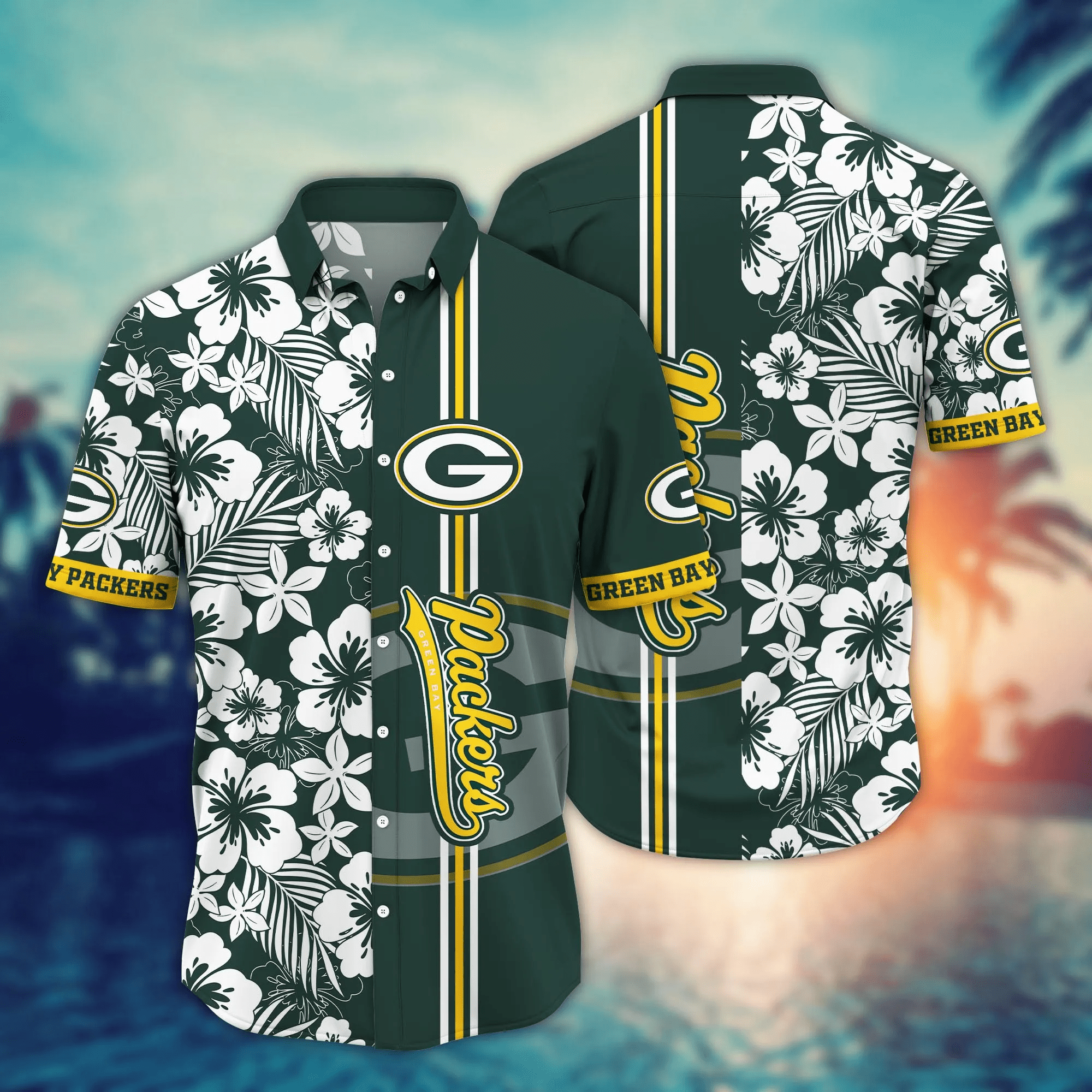 Green Bay Packers NFL Hawaiian Shirt Julytime Aloha Shirt Green Bay Packers NFL Hawaiian Shirt Julytime Aloha Shirt