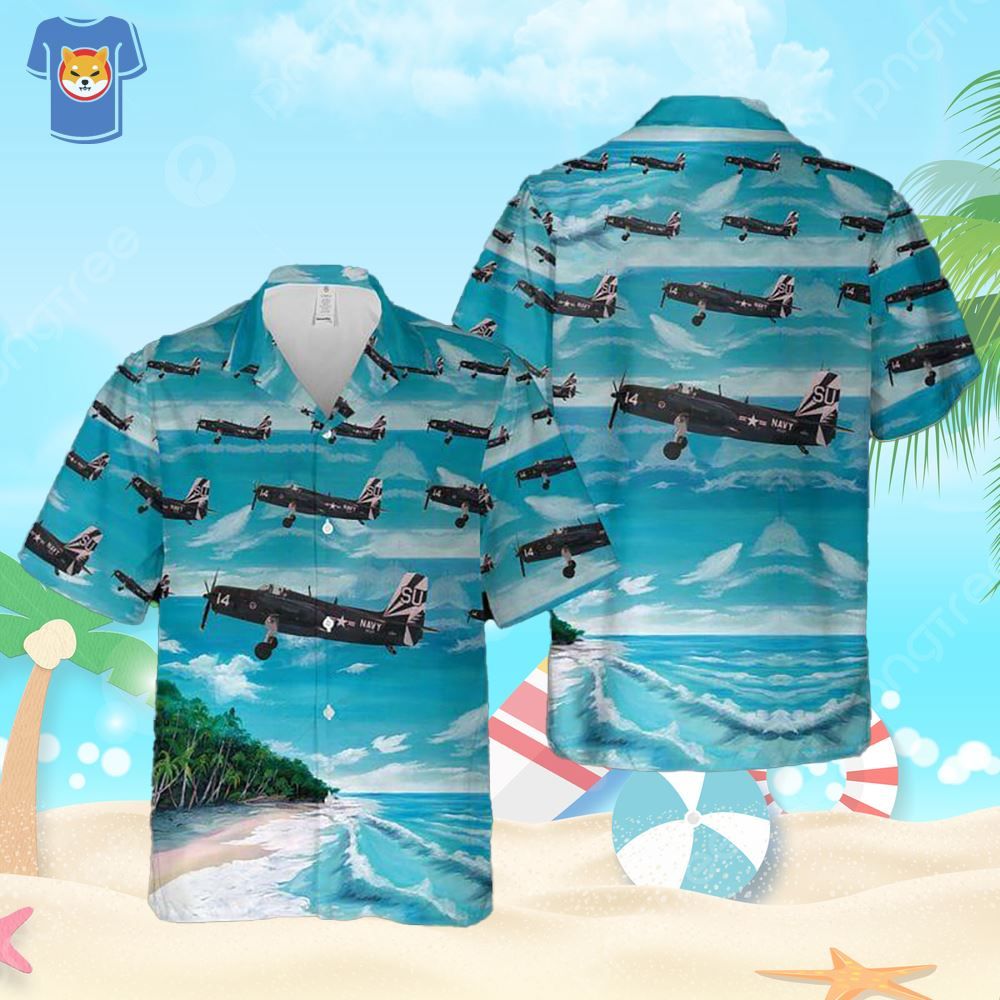 Grumman Af-2 Guardian Of Vs-37 Us Navy Hawaiian Shirt For Men And Women