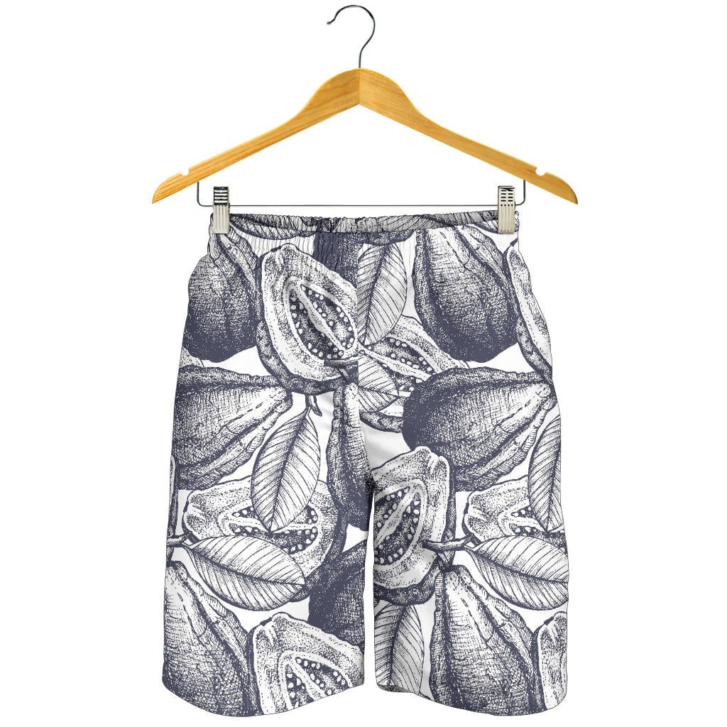 Guava Tropical Hand Drawn Pattern For Men Women Kid Shorts