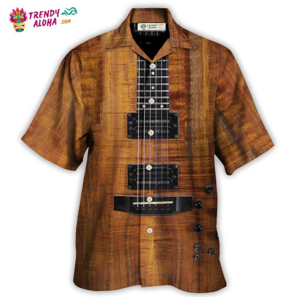 Guitar Acoustic Electric Guitar Hawaiian Shirt – Trendy Aloha Guitar Acoustic Electric Guitar Hawaiian Shirt – Trendy Aloha