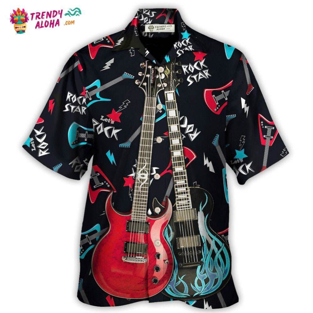 Guitar All I Need Is Playing Music Hawaiian Shirt – Trendy Aloha Guitar All I Need Is Playing Music Hawaiian Shirt – Trendy Aloha