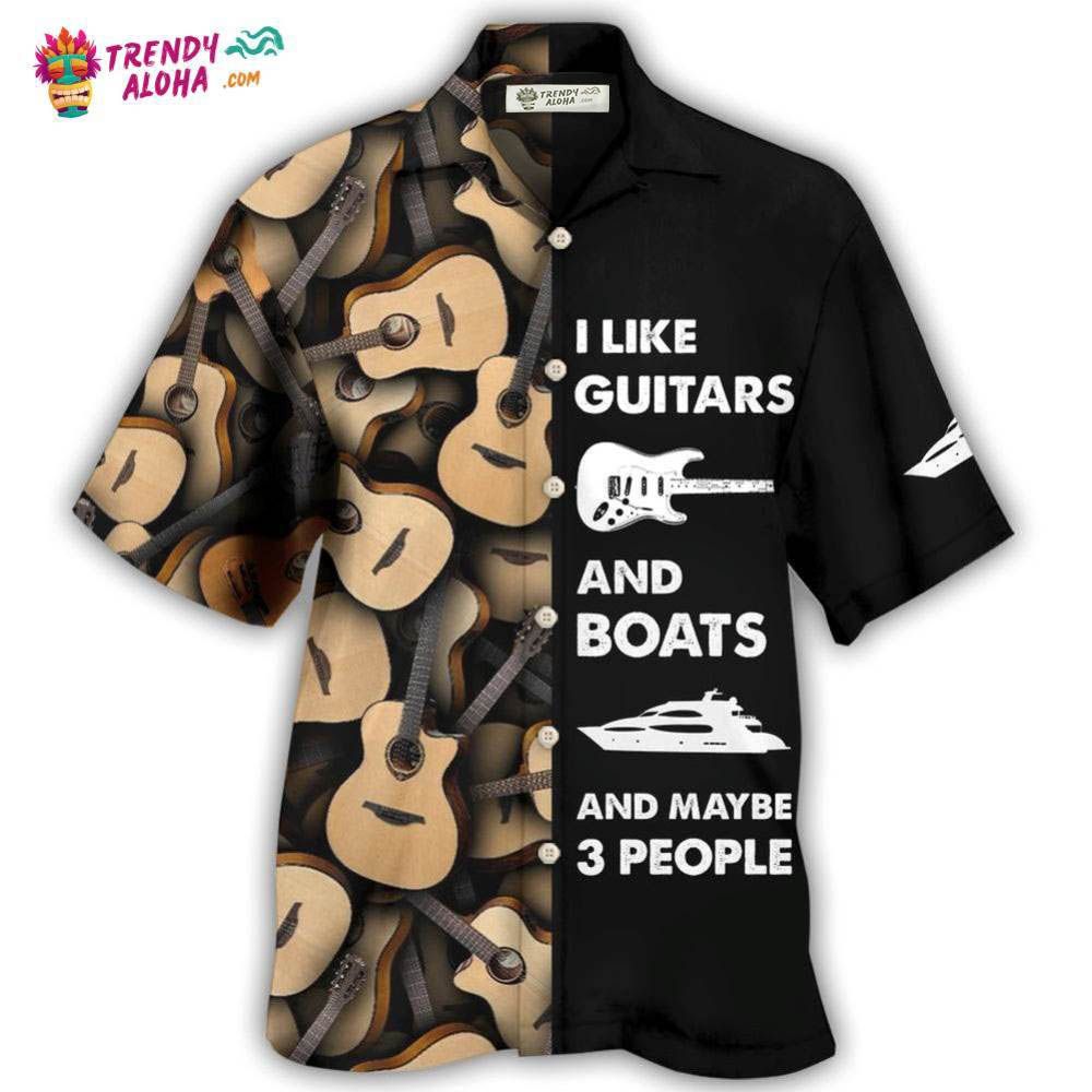 Guitar And Boat I Like Hawaiian Shirt – Trendy Aloha Guitar And Boat I Like Hawaiian Shirt – Trendy Aloha
