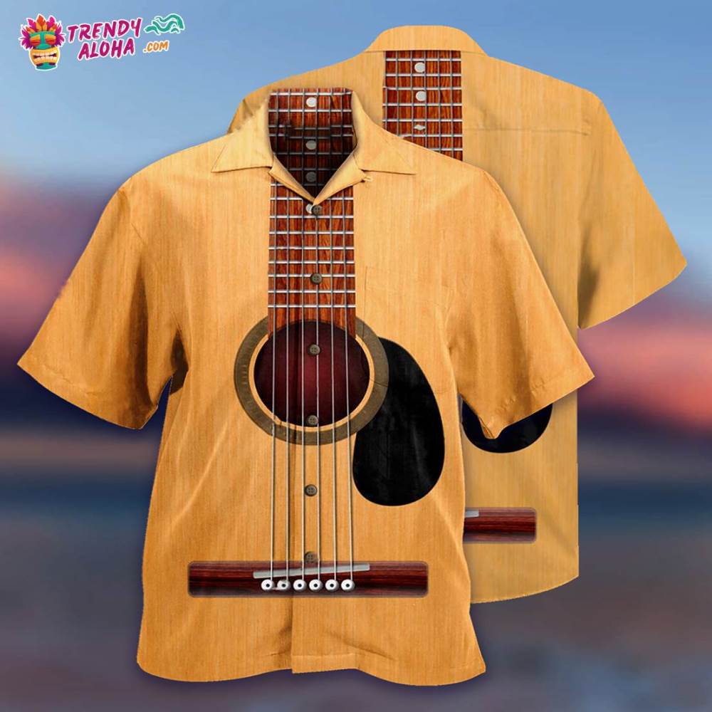 Guitar Basic Style Hawaiian Shirt – Trendy Aloha