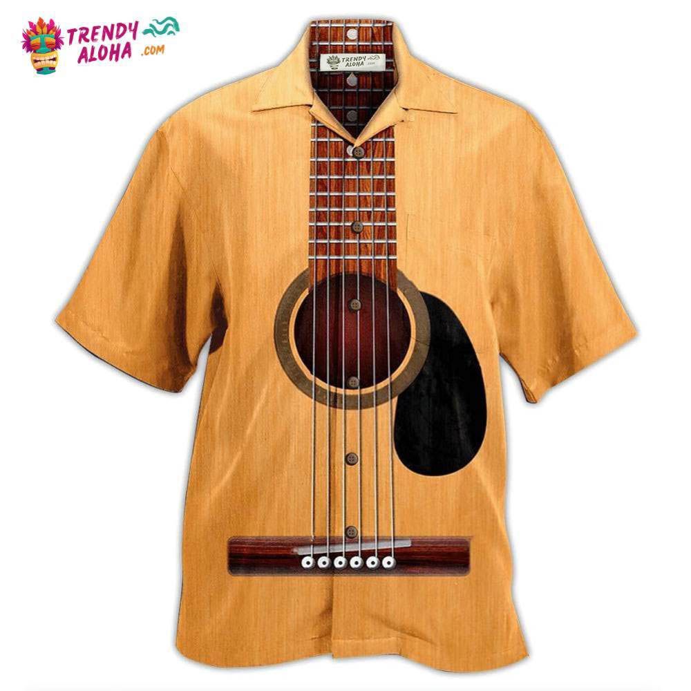 Guitar Basic Style Hawaiian Shirt – Trendy Aloha