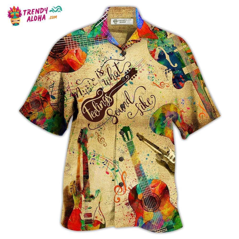 Guitar Can Sing Hawaiian Shirt – Trendy Aloha
