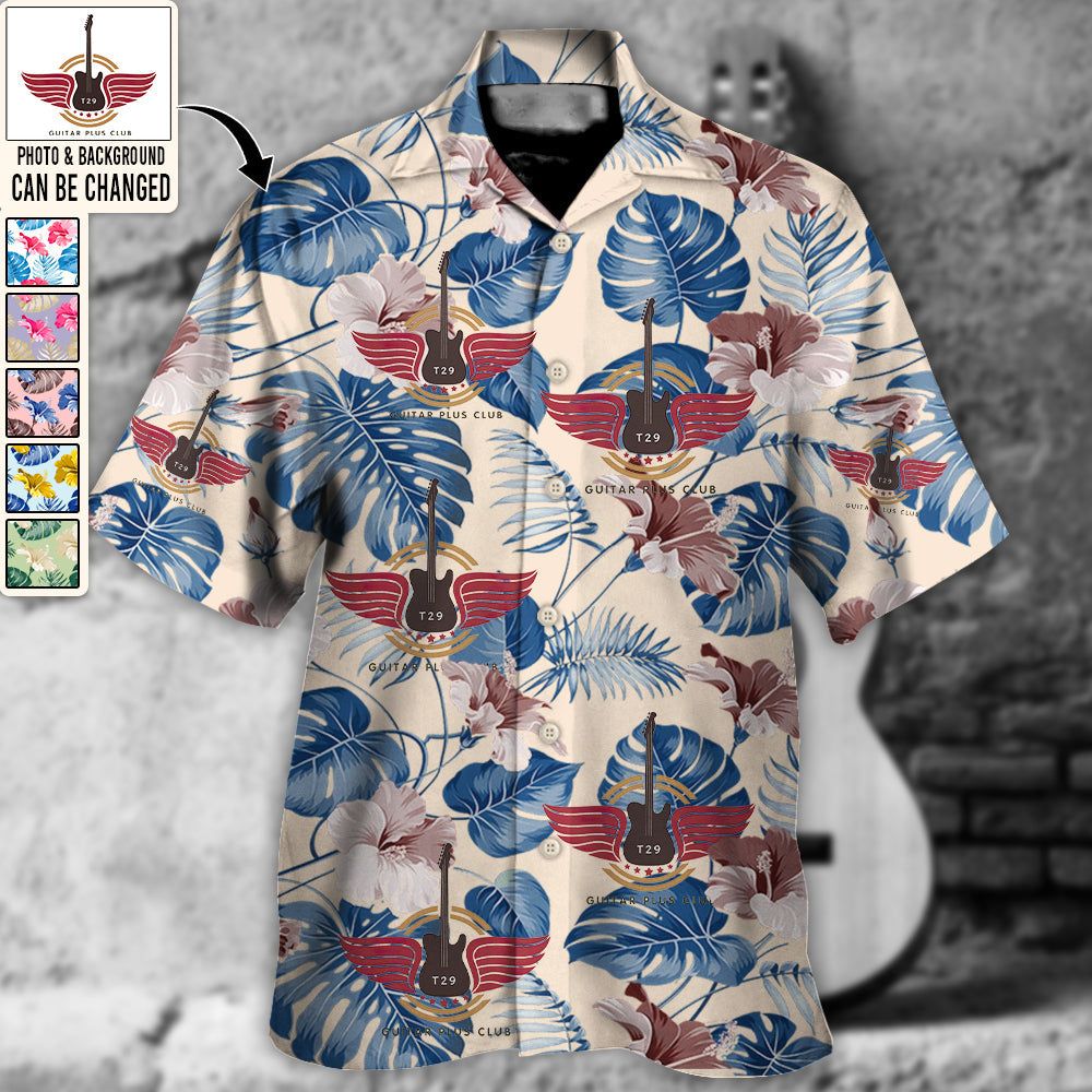 Guitar Club You Want Tropical Style Custom Photo Hawaiian Shirt Guitar Club You Want Tropical Style Custom Photo Hawaiian Shirt