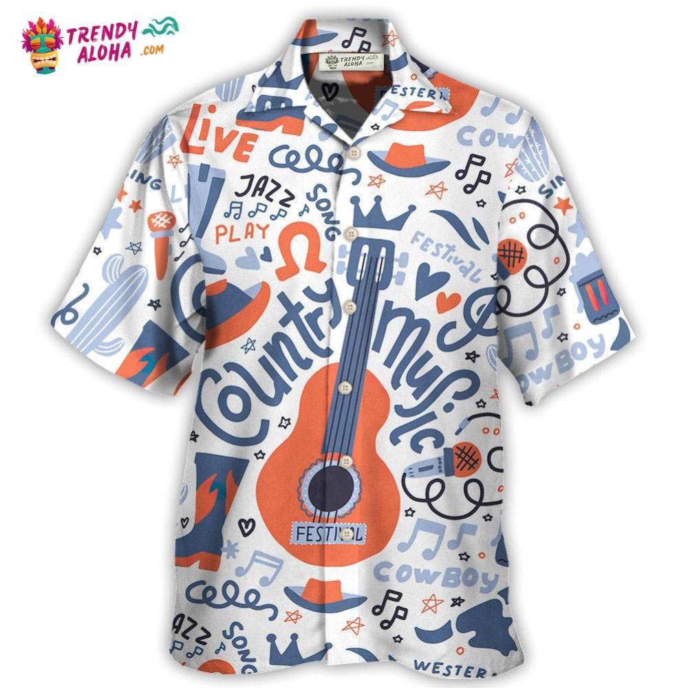 Guitar Country Music Festival Elements Hawaiian Shirt – Trendy Aloha Guitar Country Music Festival Elements Hawaiian Shirt – Trendy Aloha