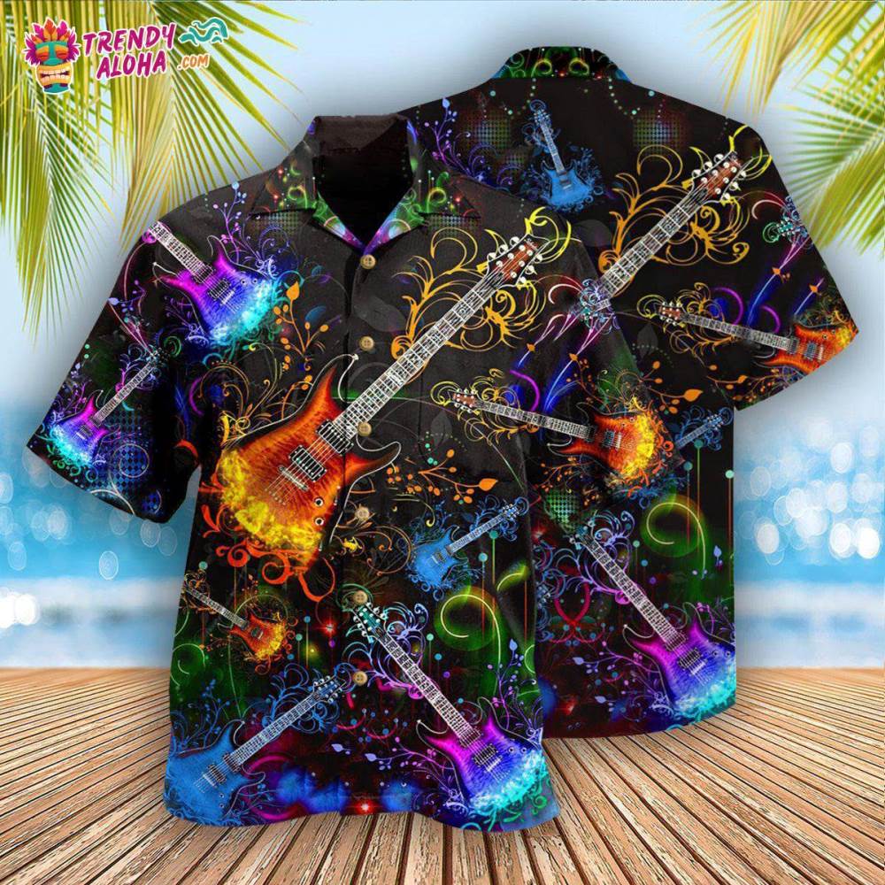Guitar Gowhere The Guitar Takes You Hawaiian Shirt – Trendy Aloha