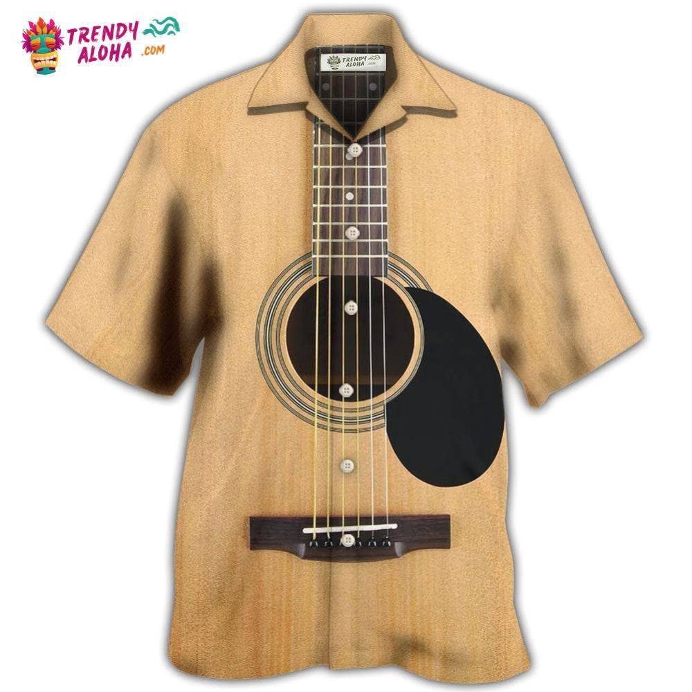 Guitar I Pet Dog I Play Guitar I Know Things Hawaiian Shirt – Trendy Aloha