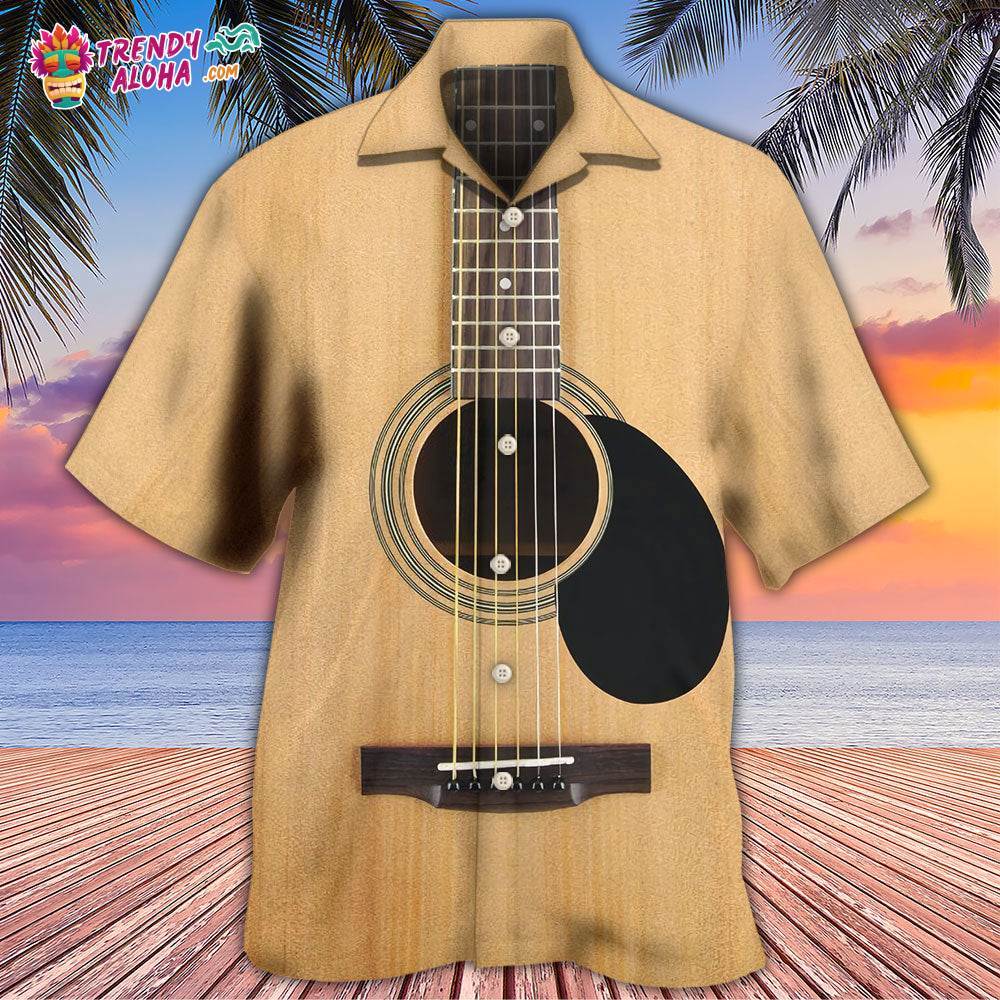 Guitar I Pet Dog I Play Guitar I Know Things Hawaiian Shirt – Trendy Aloha