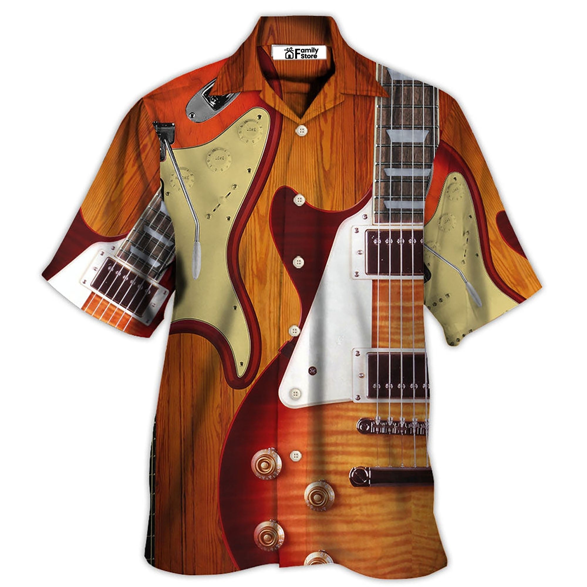 Guitar Is My Soul Vintage Hawaiian Shirt