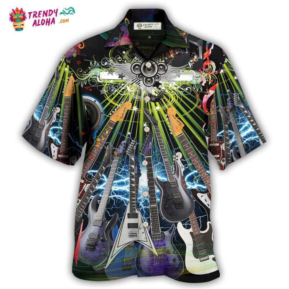 Guitar Life With Guitar Hawaiian Shirt – Trendy Aloha Guitar Life With Guitar Hawaiian Shirt – Trendy Aloha