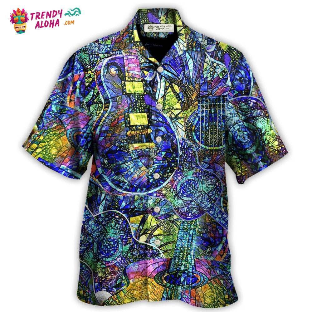 Guitar Love Life Hawaiian Shirt Trendy Aloha Trendy Aloha