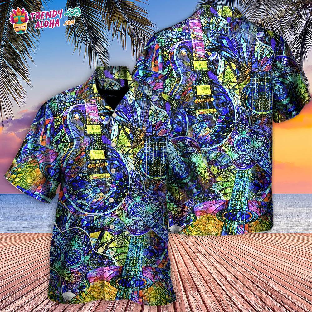 Guitar Love Life Hawaiian Shirt - Trendy Aloha - Trendy Aloha