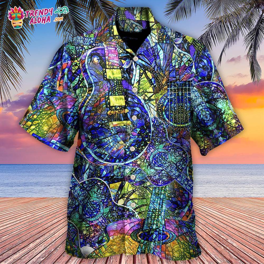 Guitar Love Life Hawaiian Shirt – Trendy Aloha