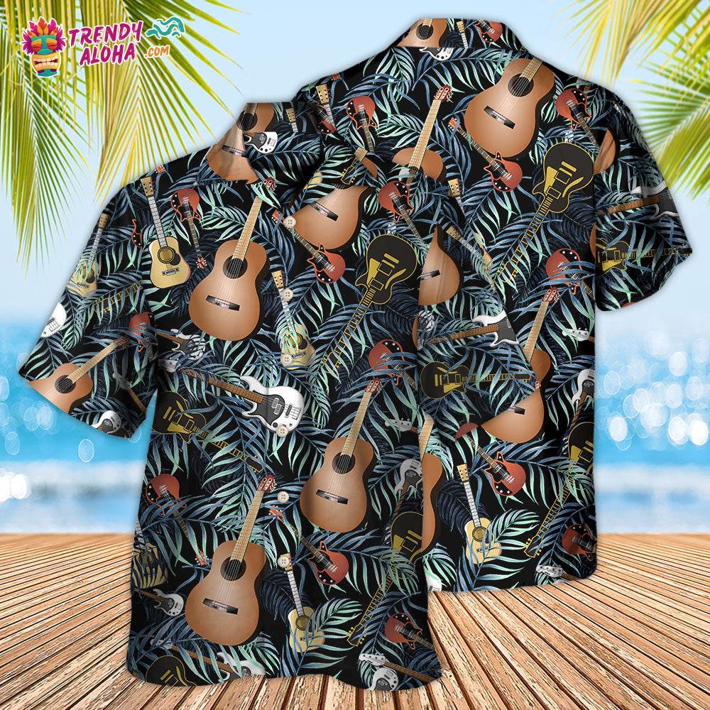 Guitar Love Life Style Cool Hawaiian Shirt – Trendy Aloha