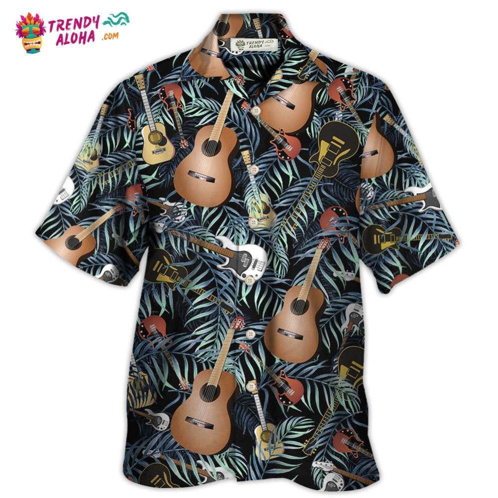 Guitar Love Life Style Cool Hawaiian Shirt – Trendy Aloha Guitar Love Life Style Cool Hawaiian Shirt – Trendy Aloha