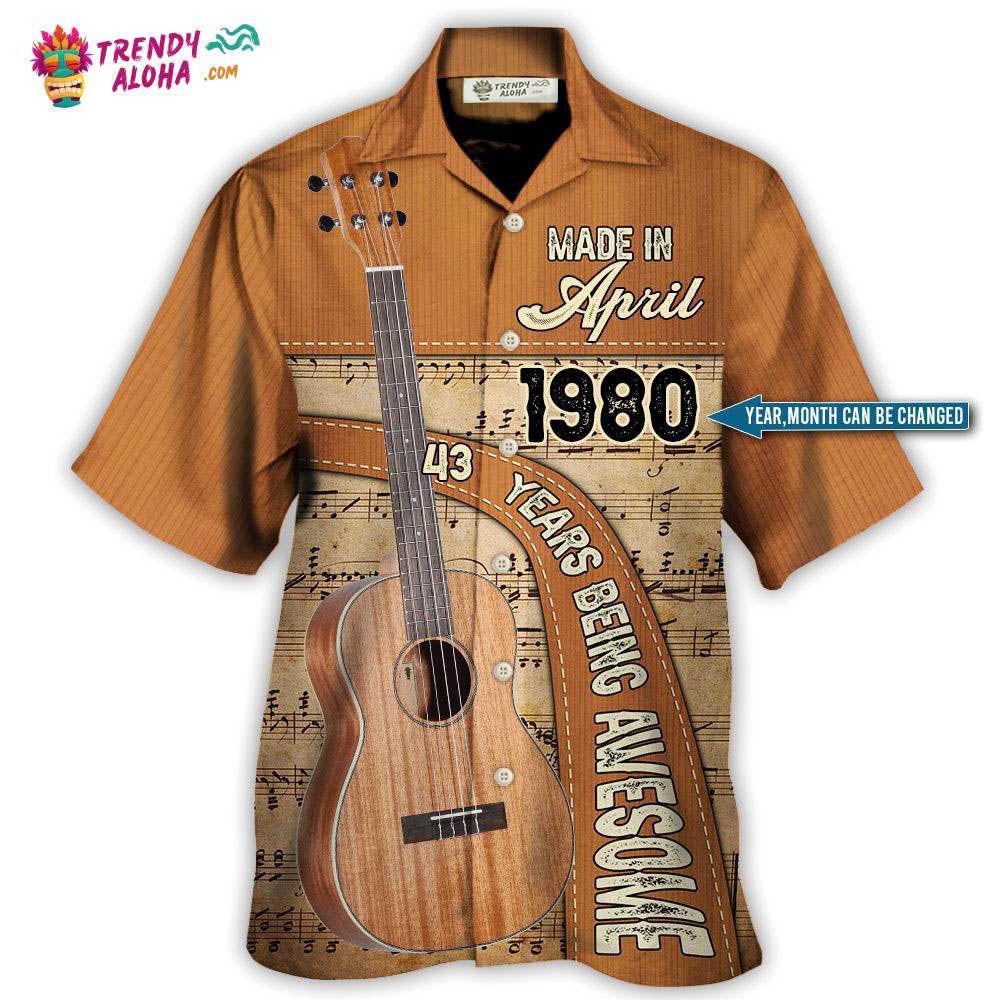 Guitar Love Years Of Being Awesome Personalized – Hawaiian Shirt – Personalized Photo Gifts, Custom Photo Gifts, Personalized Gifts Ideas Hawaiian Shirt – Trendy Aloha Guitar Love Years Of Being Awesome Personalized – Hawaiian Shirt – Personalized Photo Gifts, Custom Photo Gifts, Personalized Gifts Ideas Hawaiian Shirt – Trendy Aloha
