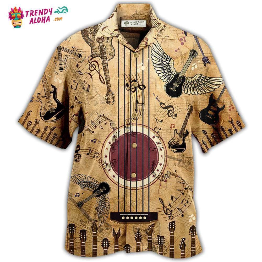 Guitar Music Amazing Guitar Vintage Hawaiian Shirt – Trendy Aloha Guitar Music Amazing Guitar Vintage Hawaiian Shirt – Trendy Aloha