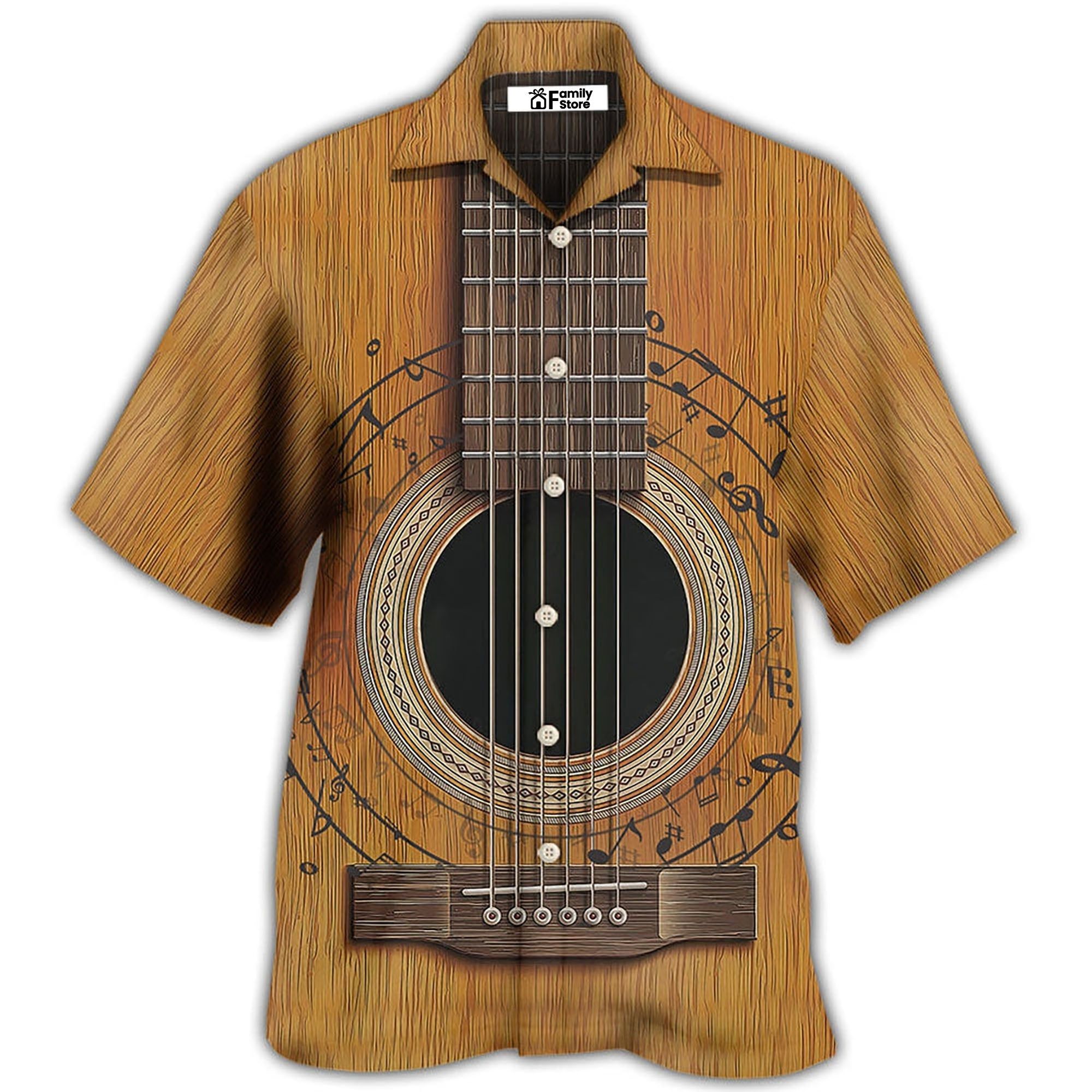 Guitar Old Retro Music Lover Hawaiian Shirt Guitar Old Retro Music Lover Hawaiian Shirt
