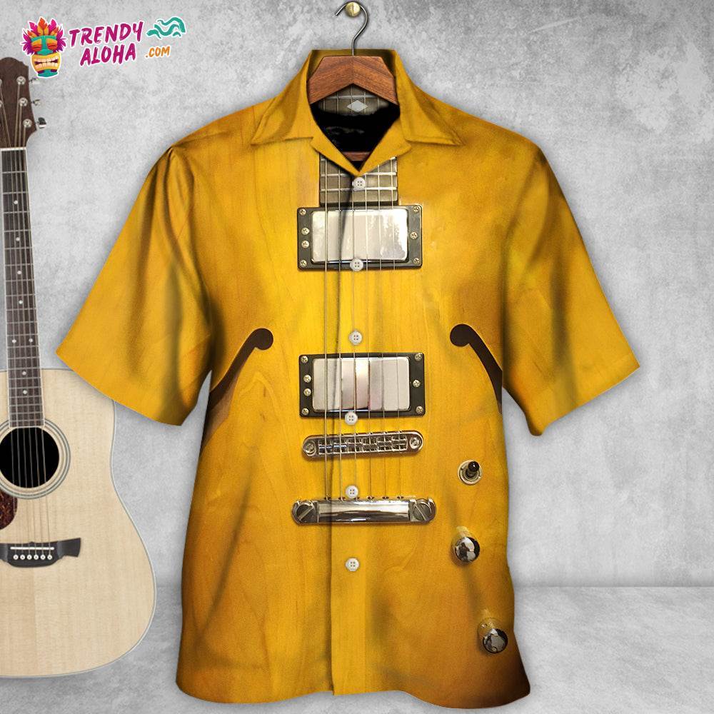 Guitar Semi Hollow Body Guitar Hawaiian Shirt – Trendy Aloha