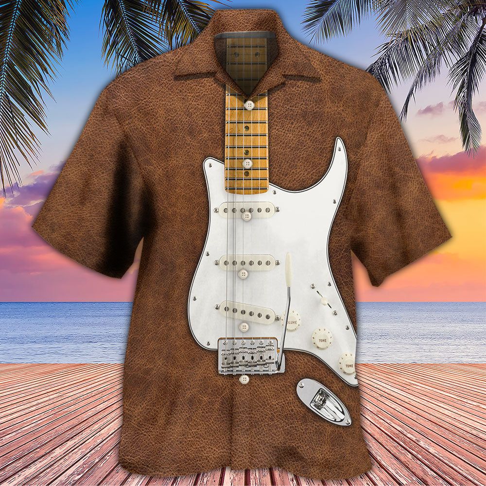 Guitar That’s What I Do I Pet Cats Hawaiian Shirt