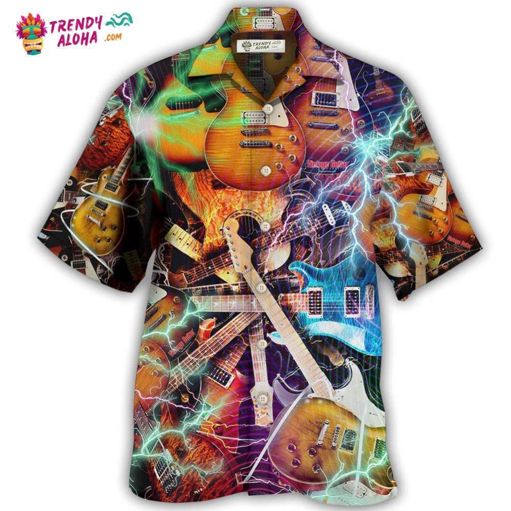Guitar The World Would Be A Concert Hawaiian Shirt – Trendy Aloha Guitar The World Would Be A Concert Hawaiian Shirt – Trendy Aloha