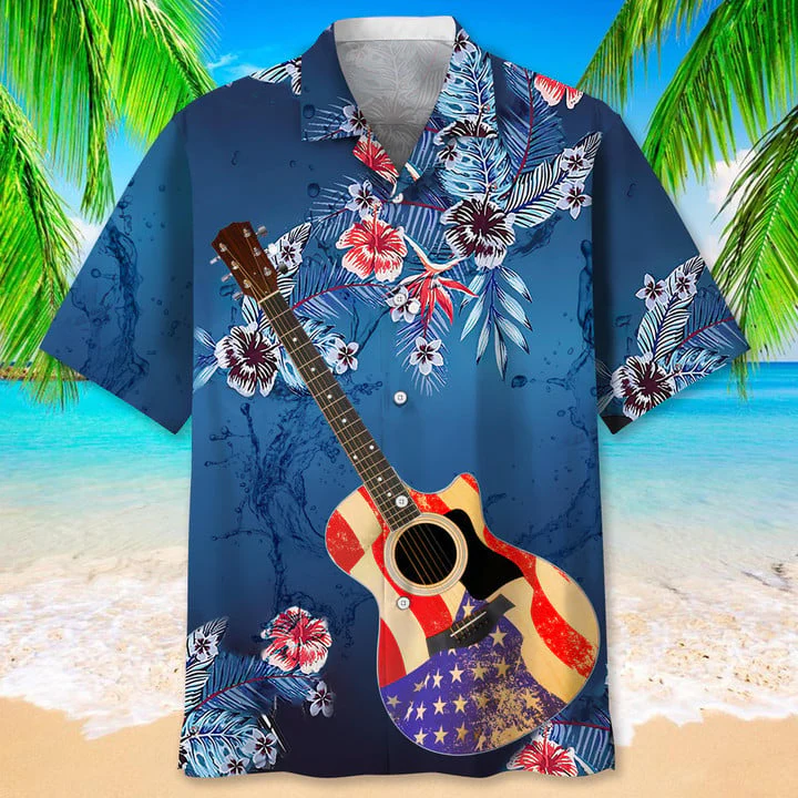 Guitar Usa Flag Nature Trendy Hawaiian Shirt For Men And Women, Guitar Player Shirt, Gift For Guitarist, Guitarist T-Shirt, Guitar Player Gift Guitar Usa Flag Nature Trendy Hawaiian Shirt For Men And Women, Guitar Player Shirt, Gift For Guitarist, Guitarist T-Shirt, Guitar Player Gift