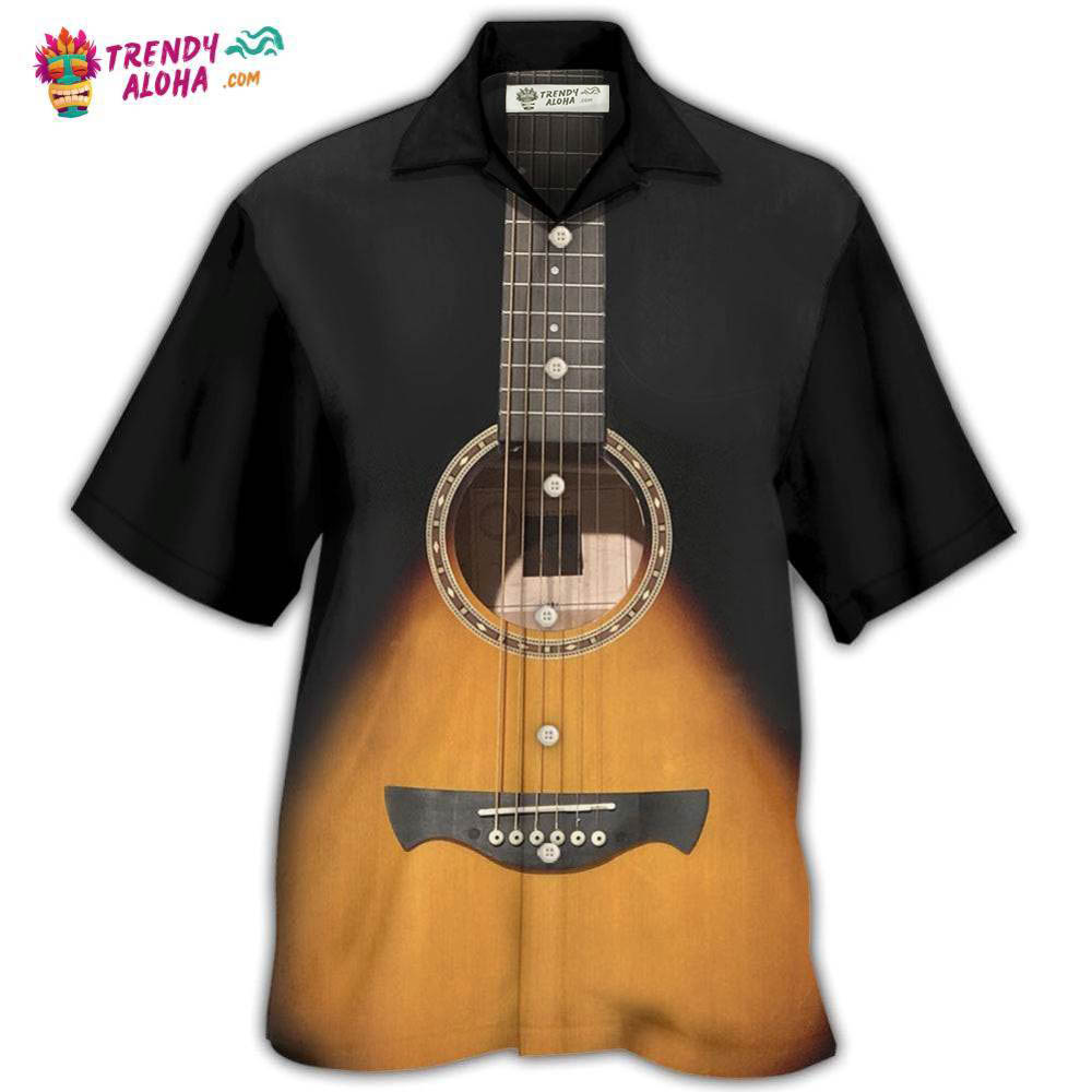 Guitar Wood Music Lover Hawaiian Shirt – Trendy Aloha Guitar Wood Music Lover Hawaiian Shirt – Trendy Aloha