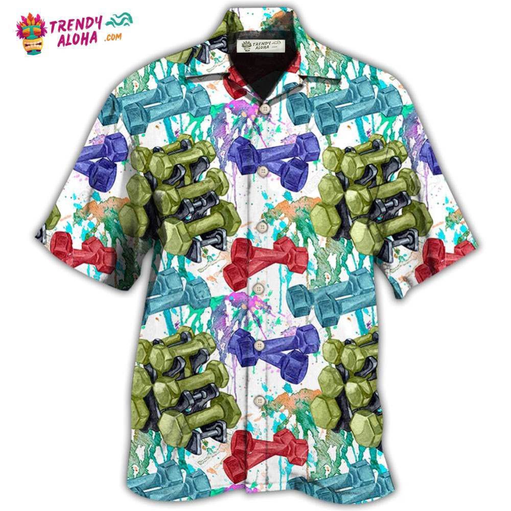 Gym Colorful I’m So Happy Hawaiian Shirt – Trendy Aloha Gym Colorful I’m So Happy Hawaiian Shirt – Trendy Aloha