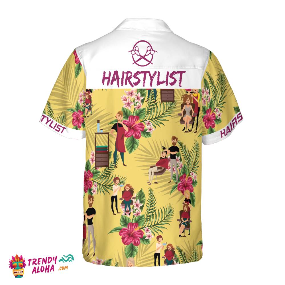 Hairstylist Hawaiian Shirt