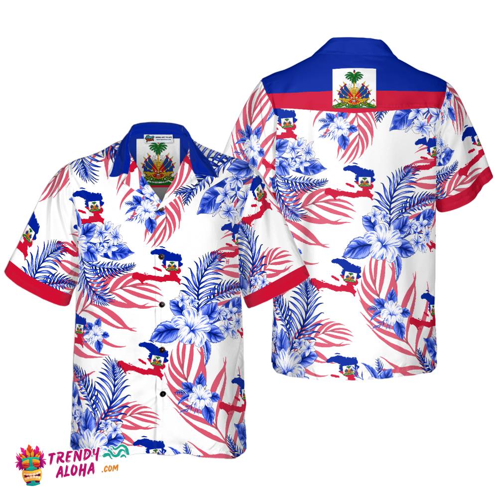 Haiti Proud Hawaiian Shirt Haiti Proud Hawaiian Shirt