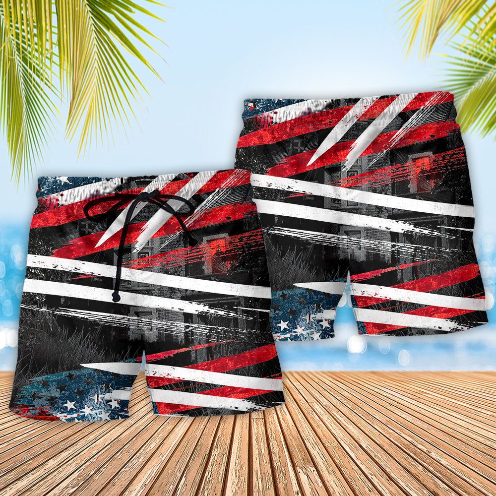 Halloween American Horror Story Trendy Aloha Hawaiian Beach Shorts