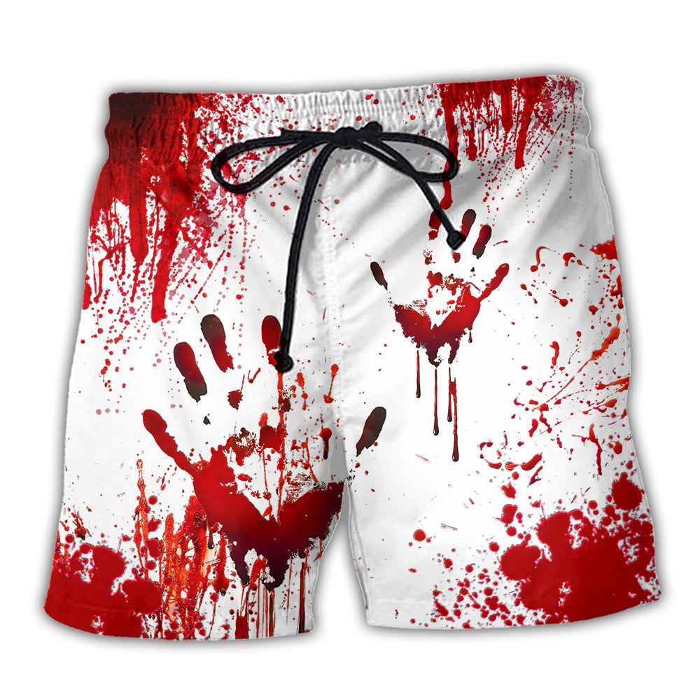 Halloween Clown They’ll Never Find You Trendy Aloha Hawaiian Beach Shorts