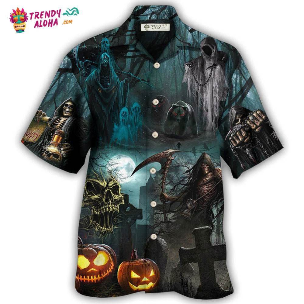 Halloween Ghost In The Dark Pumpkin Scary Hawaiian Shirt – Trendy Aloha Halloween Ghost In The Dark Pumpkin Scary Hawaiian Shirt – Trendy Aloha
