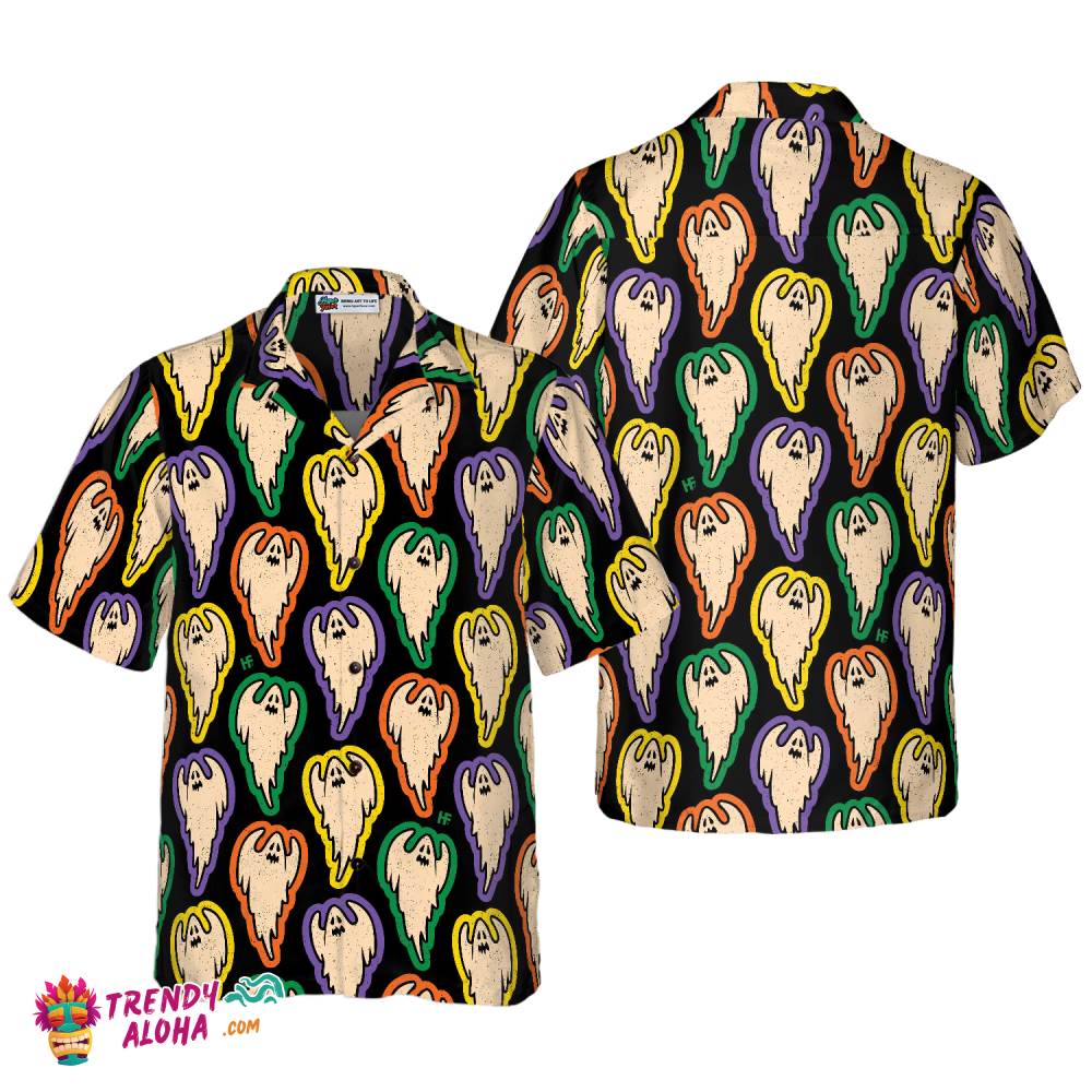 Halloween Ghosts Hawaiian Shirt
