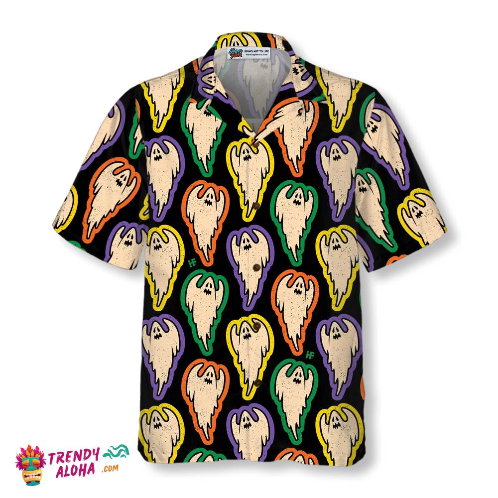 Halloween Ghosts Hawaiian Shirt
